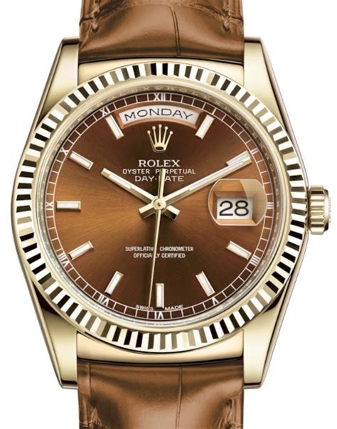 rolex day date 2 leather strap|rolex day date.